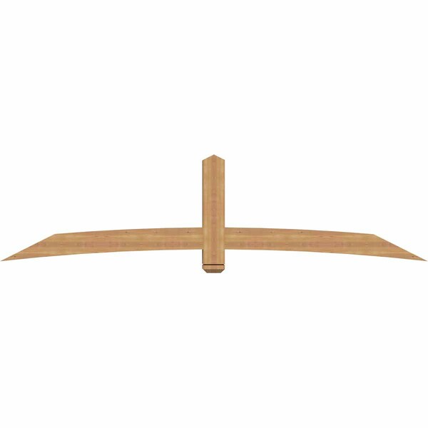 Ekena Millwork Bellingham Timber Gable Bracket, Western Red Cedar, 108"W x 27"H x 5 1/2"D x 5 1/2"F, 6/12 Pitch GBW108X27X0606BEL00SWR - main
